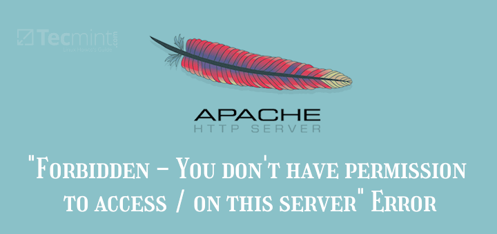 Fix 403 Forbidden Error Apache