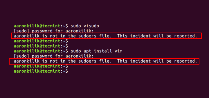 Fix Username is not in the sudoers file in Ubuntu