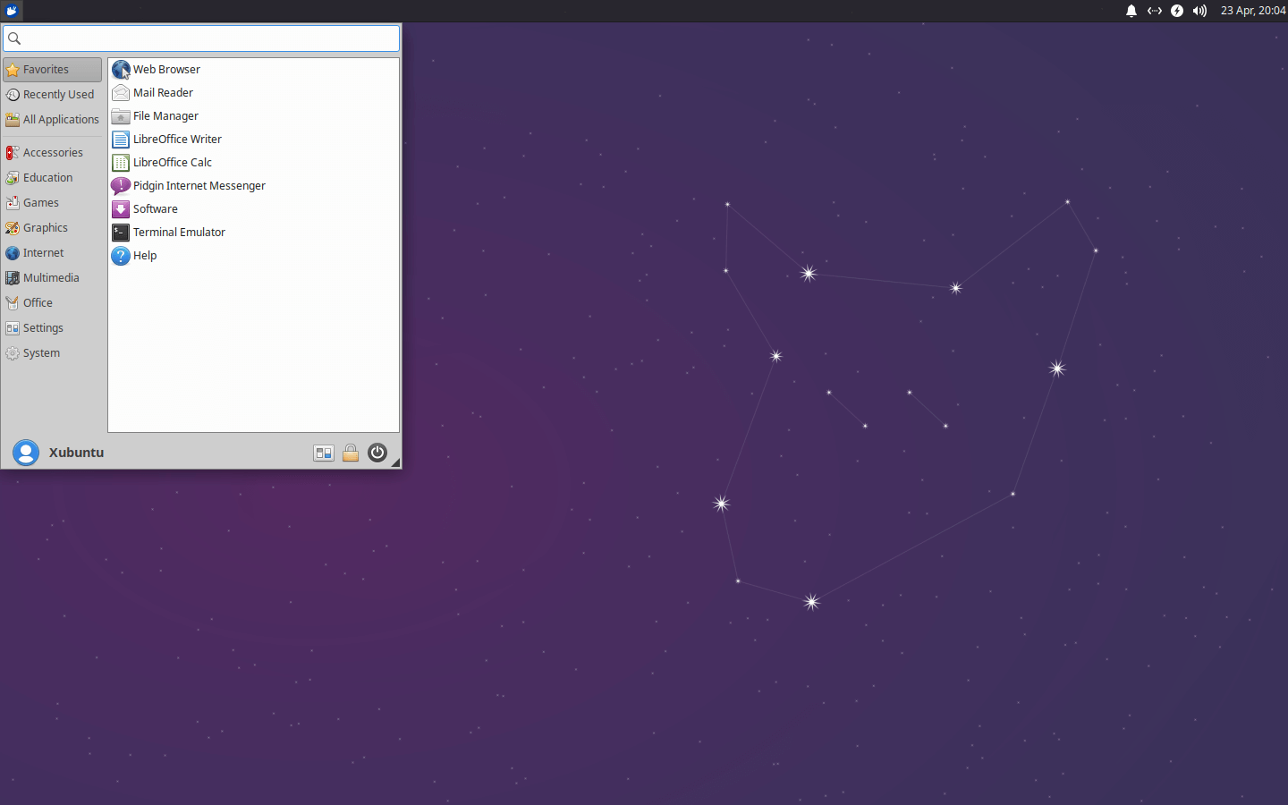 Xubuntu Linux Desktop